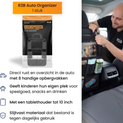 R2B Autostoel Organizer - Black
