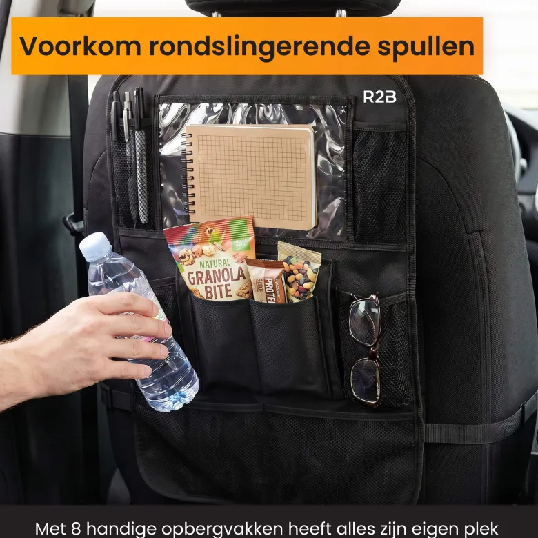 R2B Autostoel Organizer - Black