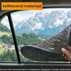 R2B Auto Zonnescherm voor de Zijruit - Set van 2