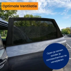 R2B Auto Zonnescherm voor de Zijruit - Set van 2