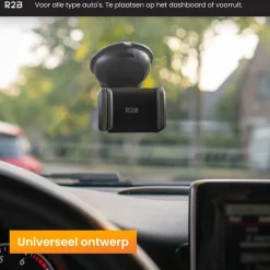 R2B Compacte Auto Telefoonhouder Zuignap