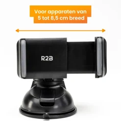 R2B Compacte Auto Telefoonhouder Zuignap