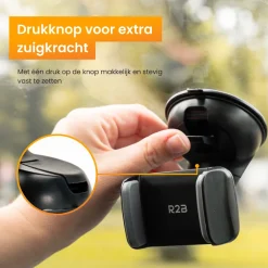 R2B Compacte Auto Telefoonhouder Zuignap