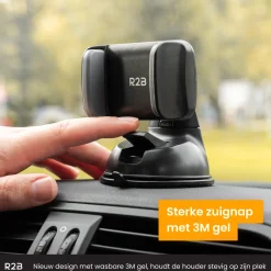 R2B Compacte Auto Telefoonhouder Zuignap