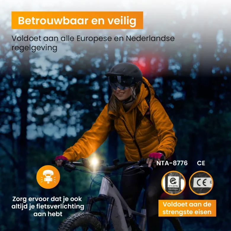 R2B Fietshelm Speed Pedelec met LED-verlichting - Maat S