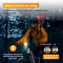 R2B Fietshelm Speed Pedelec met LED-verlichting - Maat M