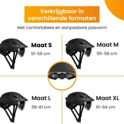 R2B Fietshelm Speed Pedelec met LED-verlichting - Maat M
