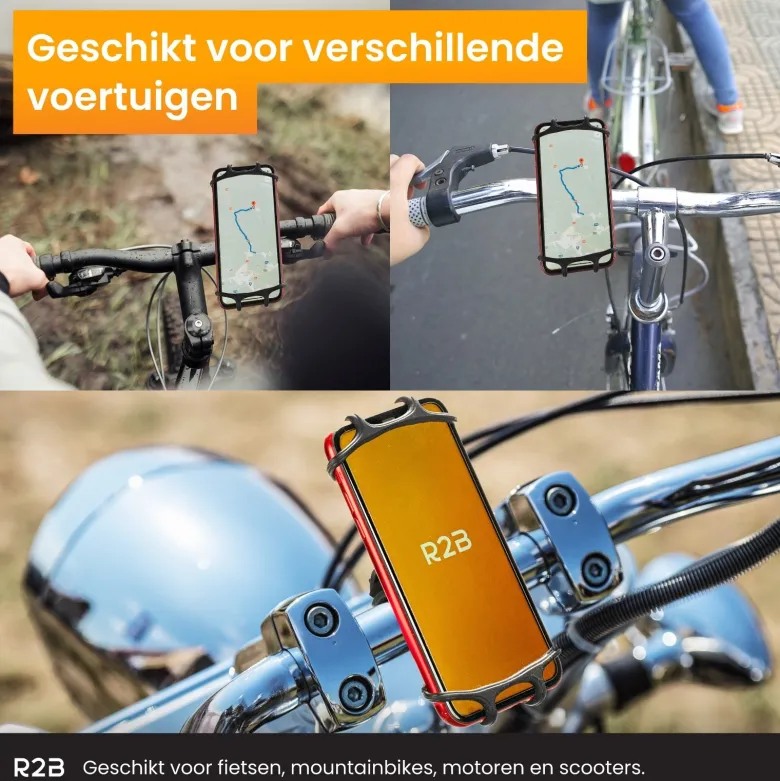 R2B 360 Graden Rotatie Fiets Telefoonhouder