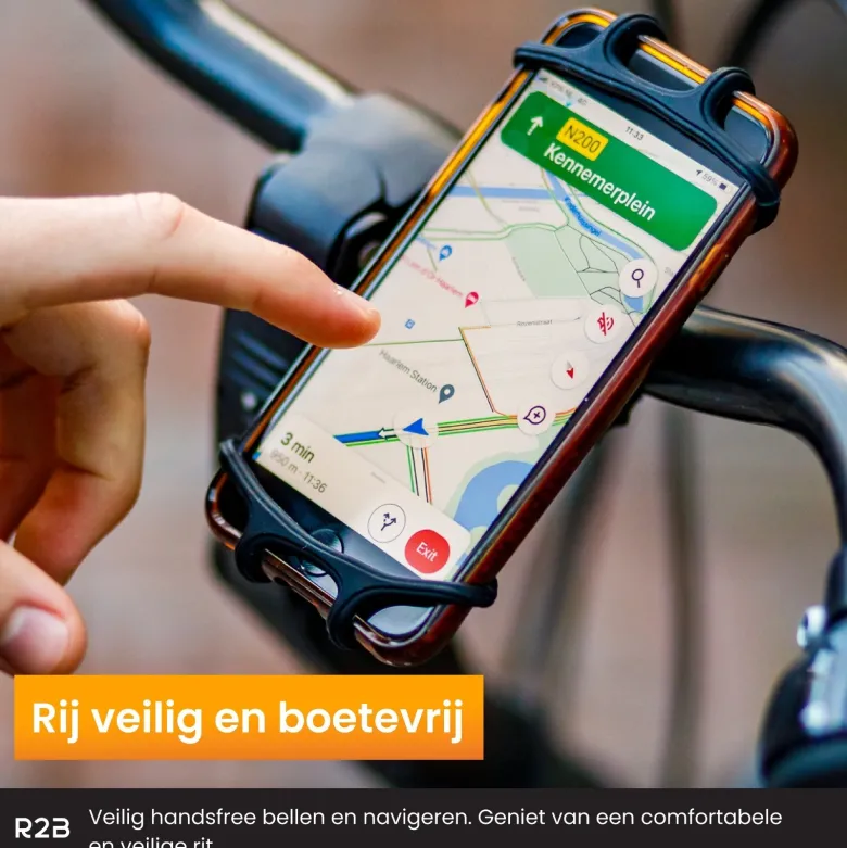 R2B 360 Graden Rotatie Fiets Telefoonhouder