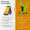 R2B Hardloop Telefoonhouder + Hardloopvest met Verlichting