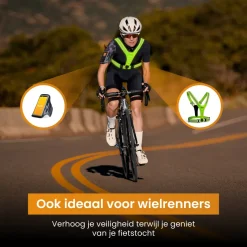 R2B Hardloop Telefoonhouder + Hardloopvest met Verlichting