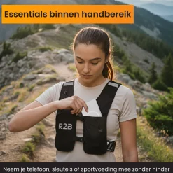 R2B Hardloopvest met Waterzak - 2 Liter