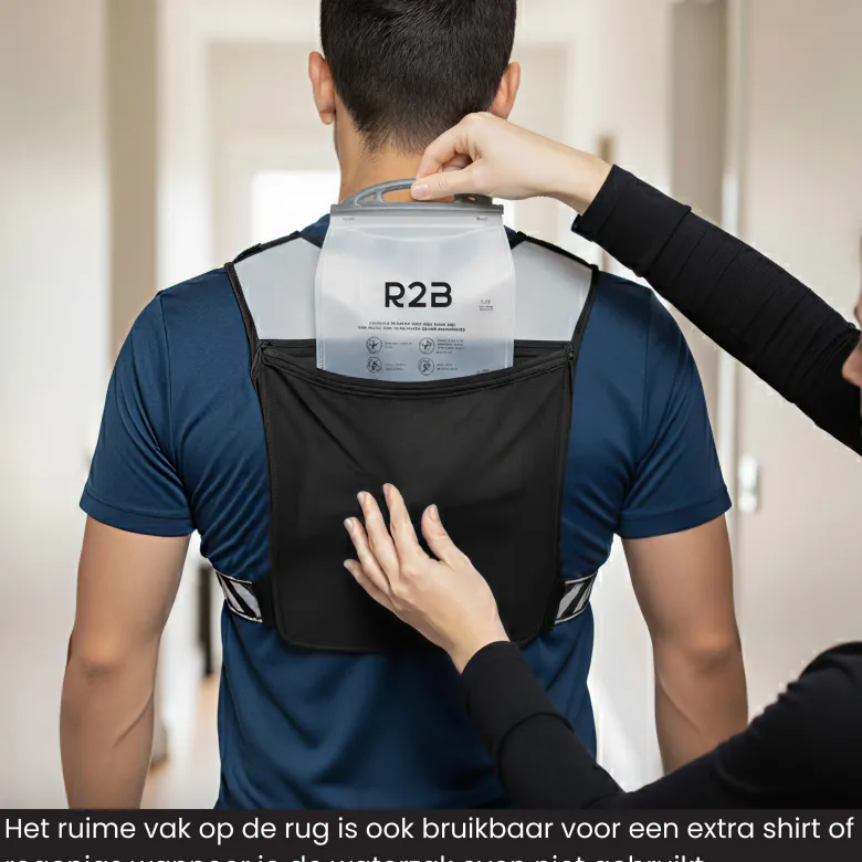 R2B Hardloopvest met Waterzak - 2 Liter