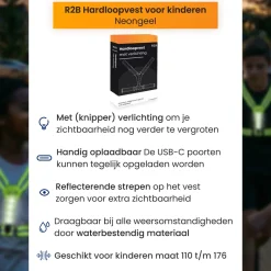 R2B kinderhardloopvest met verlichting