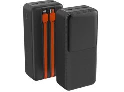 R2B 30000 mah Powerbank met kabels