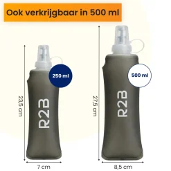 R2B 250ml Opvouwbare Drinkfles – Grey