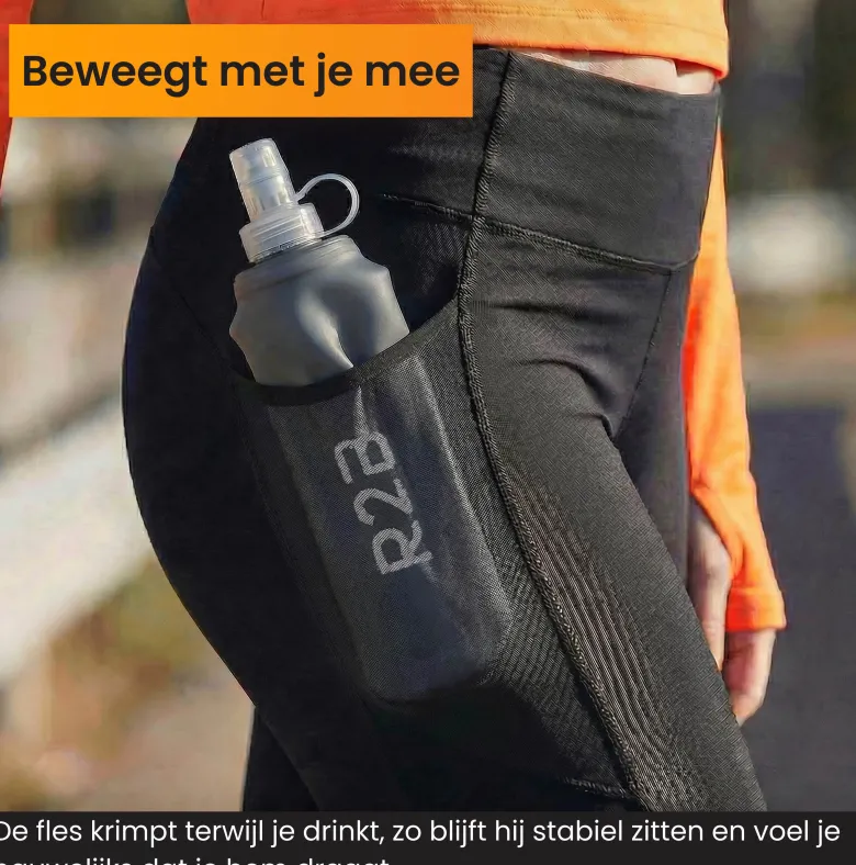 R2B 250ml Opvouwbare Drinkfles – Grey