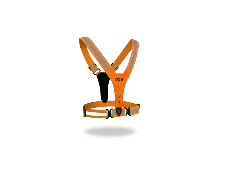 R2B oplaadbaar hardloopvest - Orange
