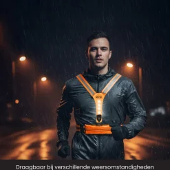 R2B oplaadbaar hardloopvest - Orange