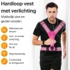 R2B oplaadbaar hardloopvest - Pink