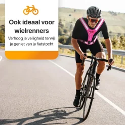 R2B oplaadbaar hardloopvest - Pink