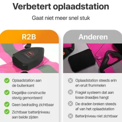 R2B oplaadbaar hardloopvest - Pink
