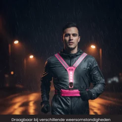 R2B oplaadbaar hardloopvest - Pink