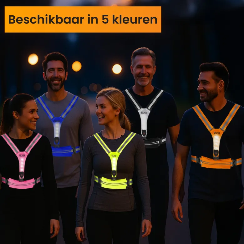 R2B Oplaadbaar Hardloopvest - Yellow
