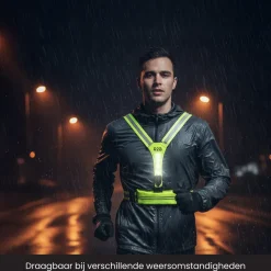 R2B Oplaadbaar Hardloopvest - Yellow