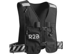 R2B oplaadbaar reflecterend hardloopvest - Black