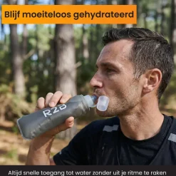 R2B Reflecterend Hardloopvest met 250 ml Soft Flask
