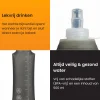 R2B Reflecterend Hardloopvest met 500 ml Soft Flask