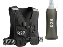 R2B Reflecterend Hardloopvest met 500 ml Soft Flask