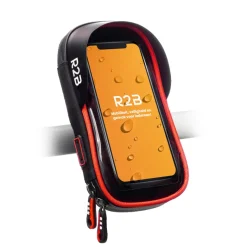 R2B Rode Waterdichte Fiets Telefoonhouder