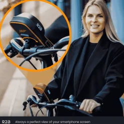 R2B Rode Waterdichte Fiets Telefoonhouder