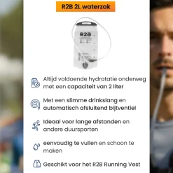 R2B runningvest waterzak