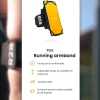 R2B Sportarmband 360 graden rotatie - t/m 6,5 inch - Zwart