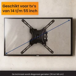 R2B televisiebeugel - 14 t/m 55 Inch
