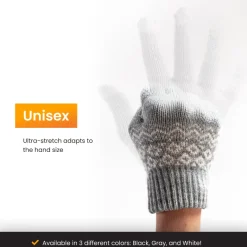 R2B Touchscreen Handschoenen Winter Heren & Dames - Grijs