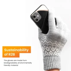 R2B Touchscreen Handschoenen Winter Heren & Dames - Grijs