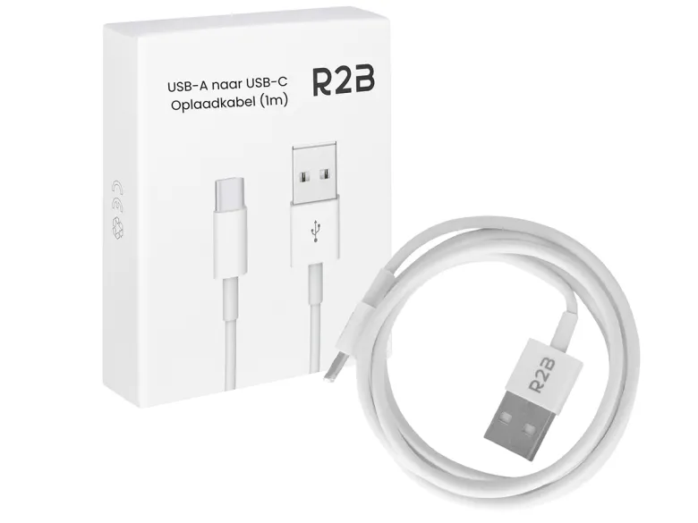R2B USB-A naar USB-C Kabel - 1 meter