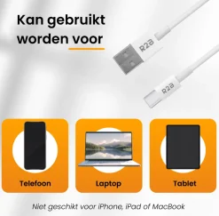 R2B USB-A naar USB-C Kabel - 1 meter