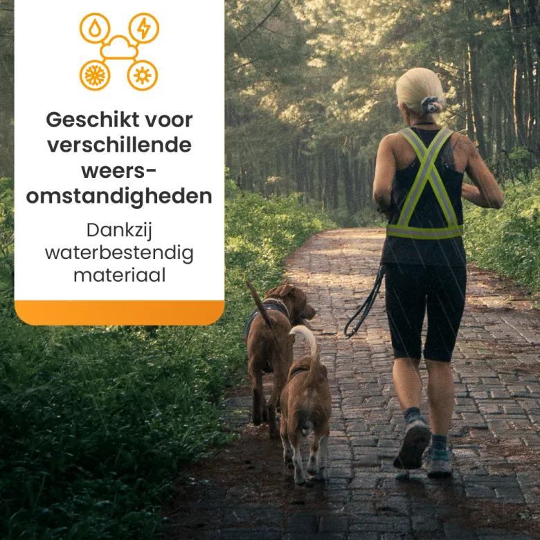 R2B Verstelbaar Reflecterend Veiligheidsvest - Geel