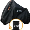 R2B waterdichte fietshoes met opbergtas - Black