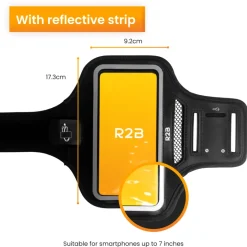 R2B Waterdichte Hardloop Telefoonhouder Sportarmband 6,5inch