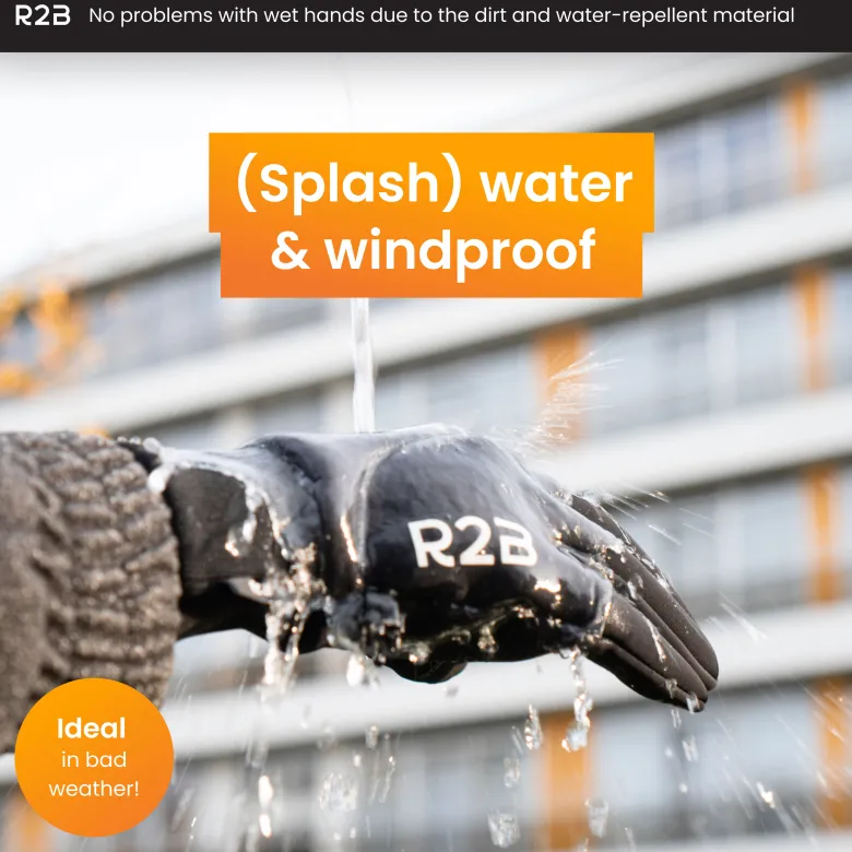 R2B Waterdichte Touchscreen Winter Handschoenen - Maat M