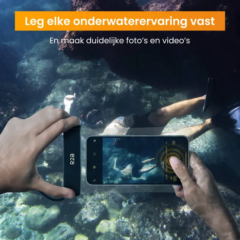 R2B waterdicht telefoonhoesje met koord