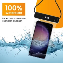 R2B waterdicht telefoonhoesje met koord