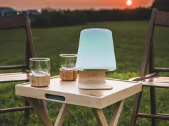 Rebel Outdoor blauw kruk met dienblad
