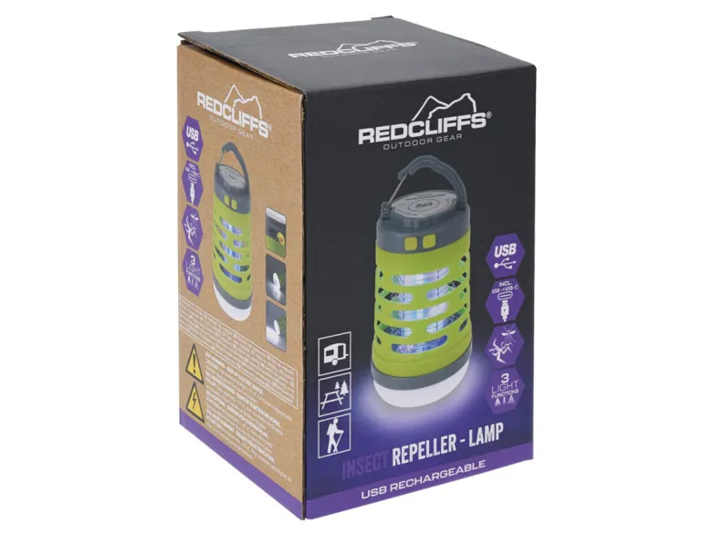 Redcliffs camping- & insectenlamp